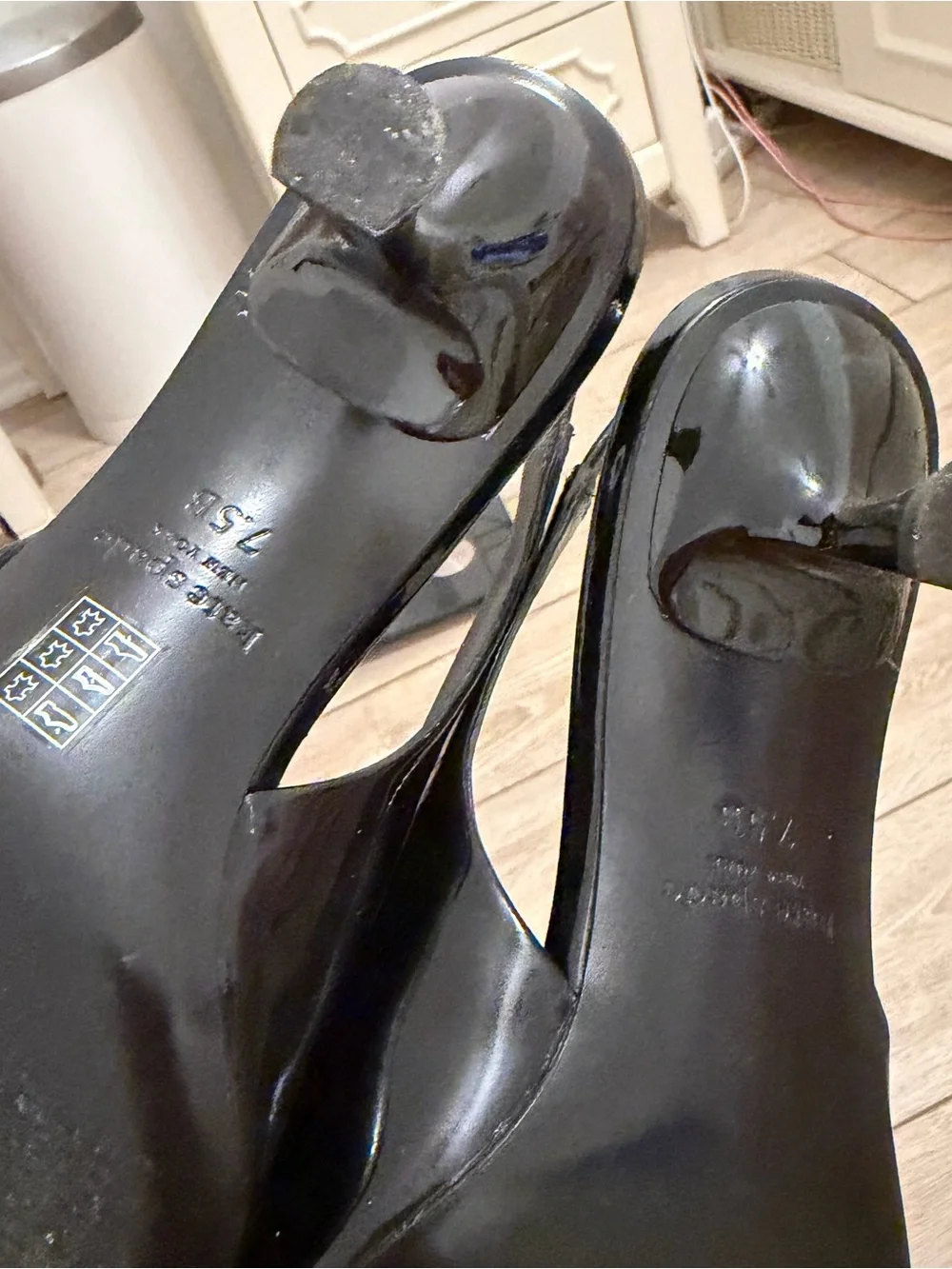 Kate Spade Lover Slingback Black Heart Kitten Heel